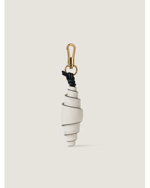 Givenchy Bijou de sac croissant Lucky Charms en cuir - Neutre