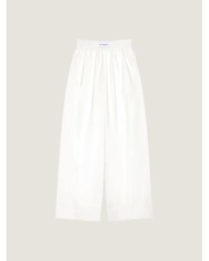 Givenchy Pantalon à taille élastiquée Cocoon en coton - Blanc