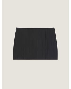Givenchy Mini Striped Skirt - Black