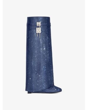 Givenchy Shark Lock Boots - Blue