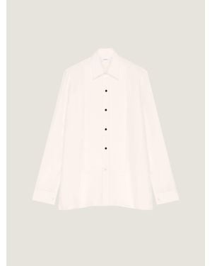 Givenchy Slim Fit Tuxedo Shirt - Natural