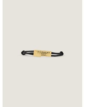 Givenchy Bracciale Tape in corda di cotone e metallo - Neutro