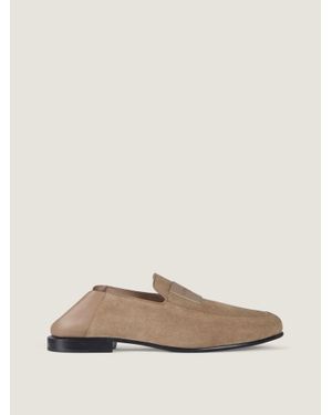 Givenchy Label Loafers - Natural