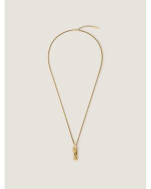 Givenchy Tape Necklace In Metal And Enamel - Natural