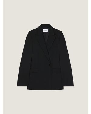 Givenchy Double-Breasted Cocoon Jacket - Black