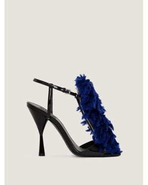 Givenchy Pompom Heeled Sandals - Blue