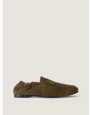 Givenchy Label Loafers - Green