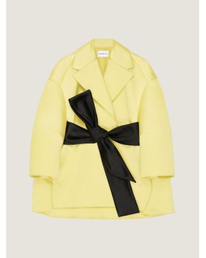 Givenchy Cocoon Coat - Yellow