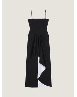 Givenchy Sliced Long Wrapped Dress - White