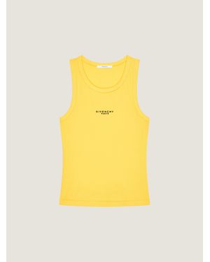 Givenchy Slim Fit Tank Top - Yellow