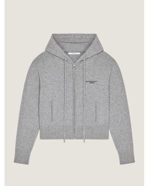 Givenchy Zipped Hoodie - Grey