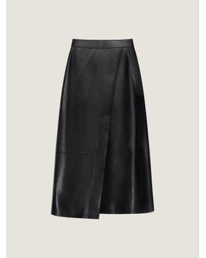 Givenchy Midi Asymmetric Skirt - Black