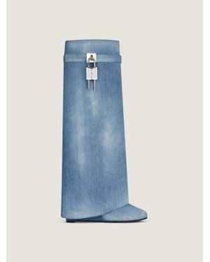 Givenchy Shark Lock Boots Wide Fit - Blue