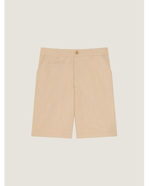 Givenchy Chic Couture Seam Chino Shorts - Natural