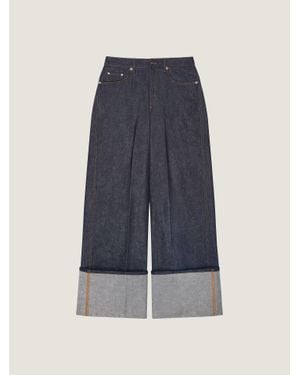 Givenchy Raw Turn-Up Jeans - Blue