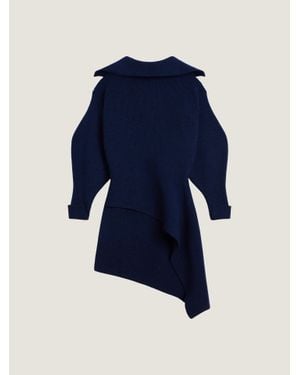 Givenchy Slashed Mini Dress - Blue