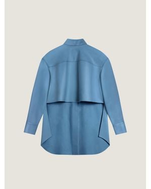 Givenchy Back-To-Front Tie-Up Shirt - Blue