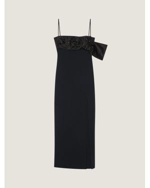 Givenchy Sliced Long Dress - Black