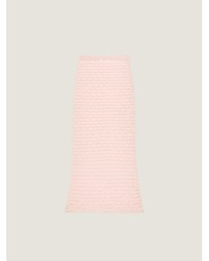 Givenchy Long Skirt With Nylon Frills - Pink