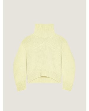 Givenchy Couture Seam Turtleneck Jumper - Yellow