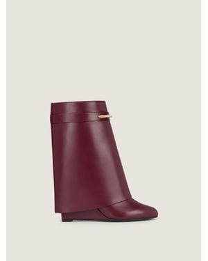 Givenchy Shark Pinch Ankle Boots - Purple