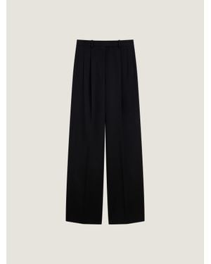 Givenchy Pantalon double plis en laine - Noir