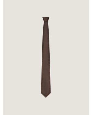 Givenchy Cravatta in seta con dettaglio jacquard - Neutro