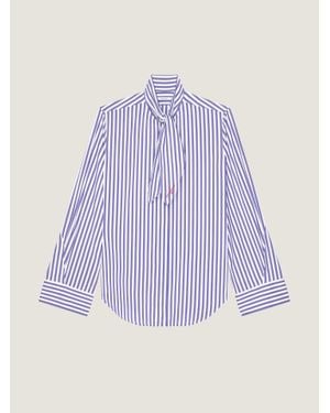 Givenchy Cocoon Striped Shirt - Purple