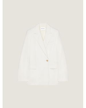 Givenchy Double-Breasted Cocoon Jacket - Natural