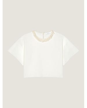 Givenchy Cropped Top - Natural