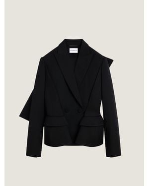 Givenchy Slashed Pinch Jacket - Black
