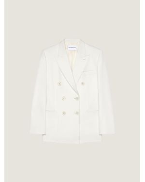 Givenchy Double-Breasted Jacket - Natural