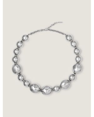 Givenchy Collier Sculpted Gem en métal - Neutre
