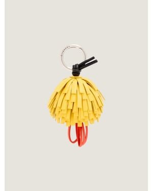 Givenchy Ciondolo margherita bicolore in nappa - Bianco