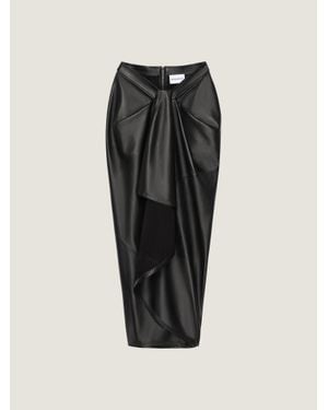 Givenchy Long Wrapped Skirt - Black