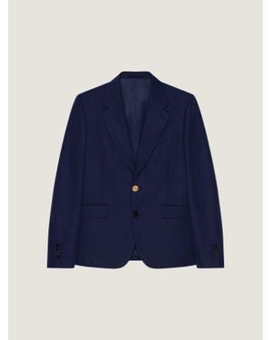 Givenchy Single-Breasted Blazer - Blue