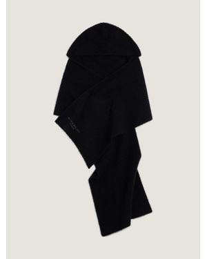 Givenchy Paris Hooded Scarf - Black