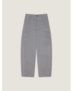 Givenchy Couture Seam Cargo Trousers - Grey