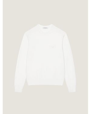 Givenchy Pullover in lana con gros-grain Paris - Neutro