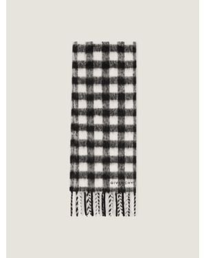 Givenchy Checked Scarf - White