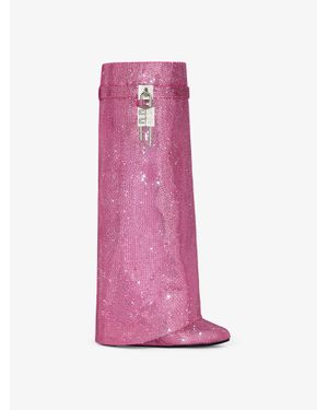 Givenchy Shark Lock Boots Wide Fit - Pink