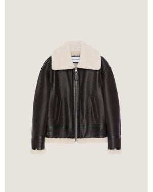 Givenchy Couture Seam Aviator Blouson - Black