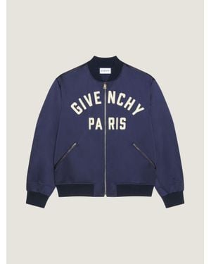 Givenchy Couture Seam Bomber - Blue