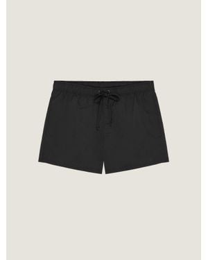 Givenchy Short da mare con ricamo Paris - Nero