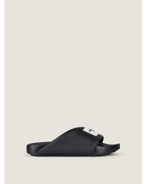 Givenchy Label Slide Mules - White