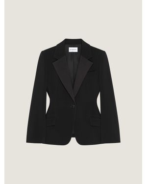 Givenchy Single-Breasted Tuxedo Jacket - Black
