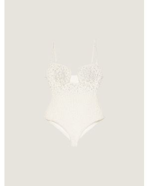 Givenchy Cutaway Bodysuit - Natural