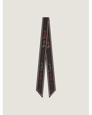 Givenchy Fascia per capelli in seta con firma multicolore - Neutro