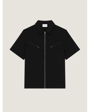 Givenchy Couture Seam Zipped Shirt - Black