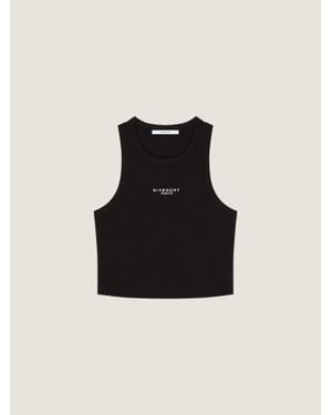 Givenchy Cropped Tank Top - Black